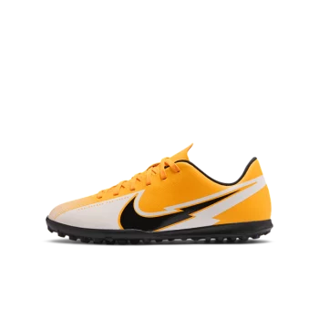 Футбольные бутсы для игры на синтетическом покрытии для дошкольников/школьников Nike Jr. Mercurial Vapor 13 Club TF - Оранжевый